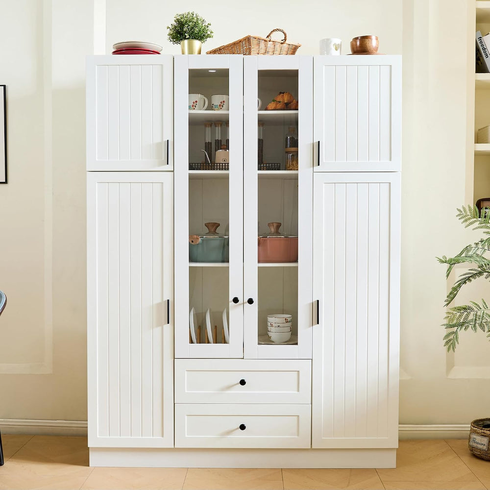 roomfitters Kitchen Pantry Organizers and Storage Kitchen Cabinet, Tall Stora...