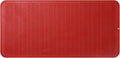 Silicone Dish Drying Mat for Multiple Usage,Easy clean,Eco-friendly,Heat-resistant Silicone Mat for Kitchen Counter or Sink,Refrigerator or Drawer Liner Red 5XL 36inches x 18inches