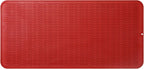 Silicone Dish Drying Mat for Multiple Usage,Easy clean,Eco-friendly,Heat-resistant Silicone Mat for Kitchen Counter or Sink,Refrigerator or Drawer Liner Red 5XL 36inches x 18inches