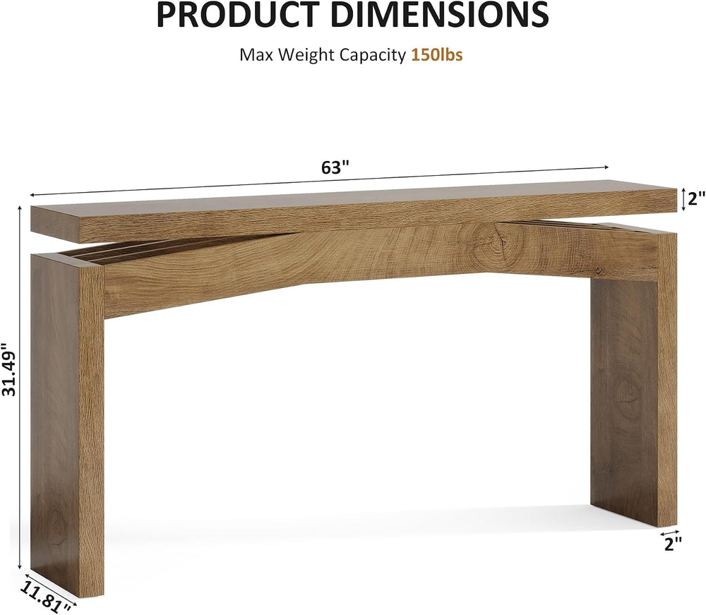 Celaform 63 Inch Console Tables for Entryway Farmhouse Style | Long Sofa Tabl...