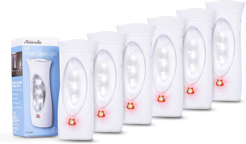 Amertac Amerelle LED Power Failure Light - A Backup Plug-In Emergency Prepare...