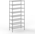 18" Deep x 36" Wide x 74" Height Wire Shelving Kit | 8-Tier | NSF Commercial Storage Rack Unit