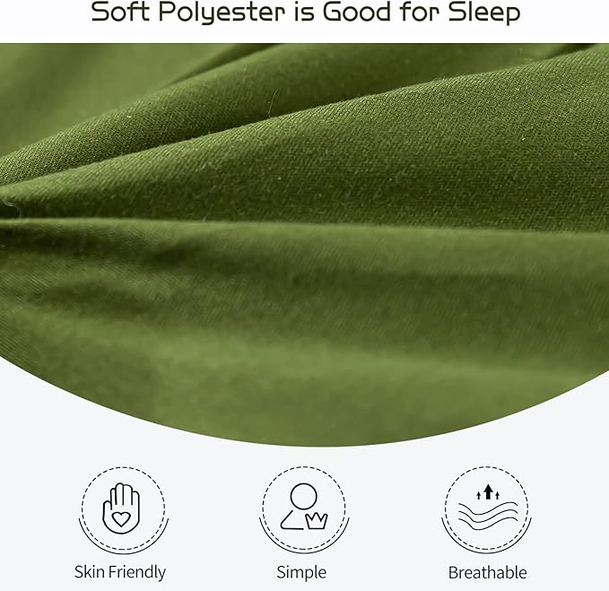 MAXYOYO Futon Mattress, Padded Japanese Floor Mattress Quilted Bed Mattress Topper, Extra Thick Folding Sleeping Pad Breathable Floor Lounger Guest Bed for Camping Couch, Green, Full