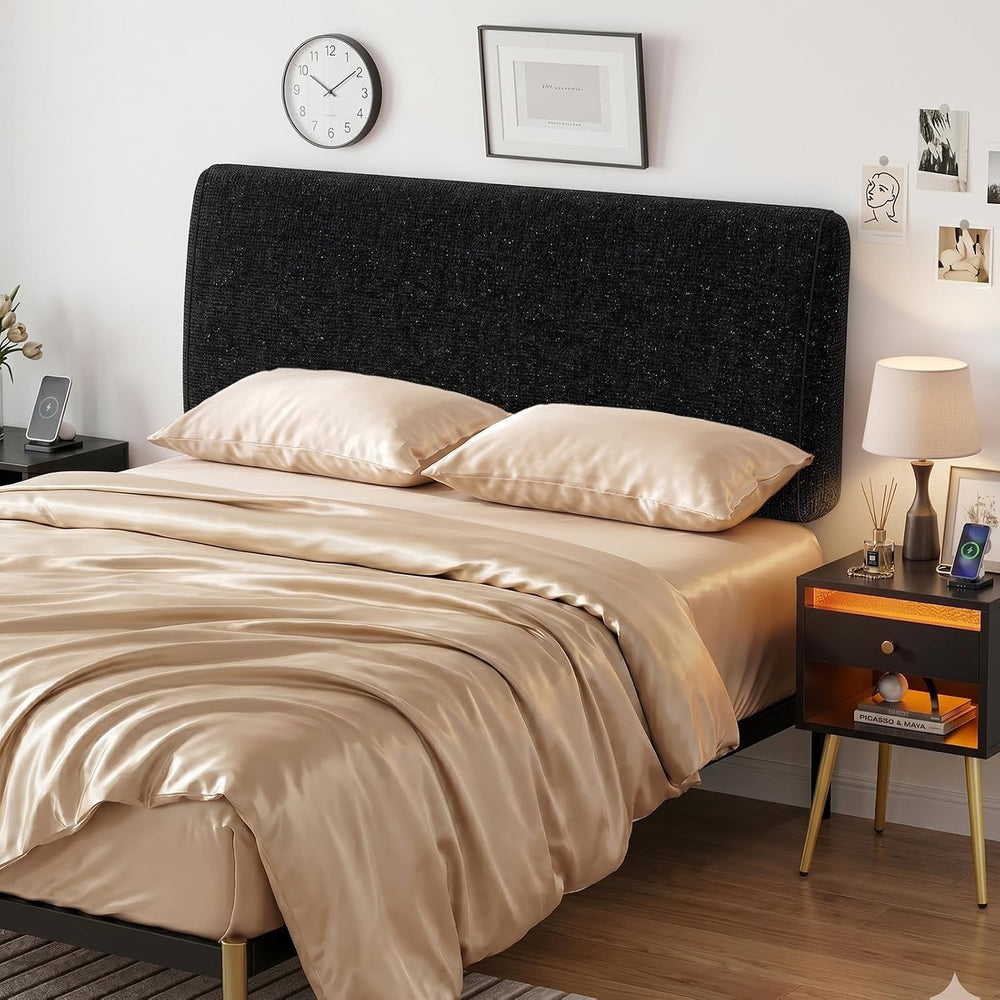 Pinmoco 4.7" Upholstered Headboard for Queen Size Bed, Height Adjustable...