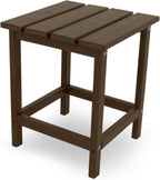 POLYWOOD R100MA Presidential Outdoor Rocking Chair, Mahogany & ECT18MA Long Island 18" Side Table, Mahogany