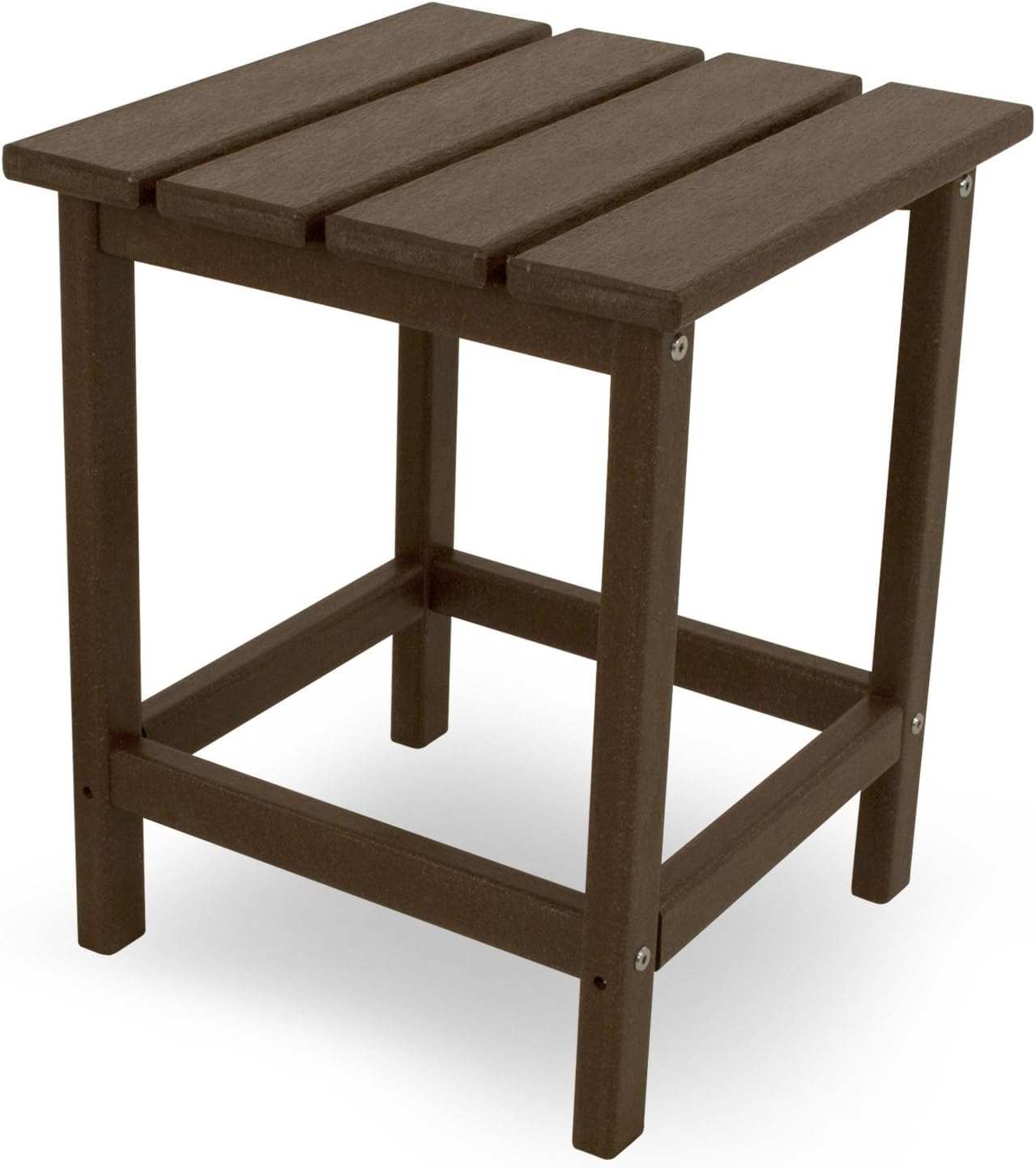POLYWOOD R100MA Presidential Outdoor Rocking Chair, Mahogany & ECT18MA Long Island 18" Side Table, Mahogany