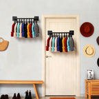 3 Pcs Beanie Holder Organizer for Door Knitted Hat Display Rack Wall Mounted Hat Storage with 30 Movable Clips Cap for Door Closet Wall Bedroom Entryway Storage