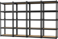 LEVELEVE 5-Tier Heavy Duty Storage Shelving Unit, 2020 lbs Capacity, Adjustable Metal Utility Shelf, 30" L x 12" W x 60" H for Garage, Kitchen, Pantry, Basement, Bathroom, Laundry,4 Pack