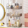 Aveniee Bathroom Counter Organizer, 3 Tier Perfume Skin Care Countertop Storage Shelf, Vanity Makeup Tray for Cosmetic Skincare Lotion,Grey