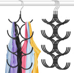 DOIOWN Tank Top Hanger,4 Pack Space Saving Hangers Bra Camisole Hanger,Small Closet Organizers and Storage for Dorm & Apartment Holds Camisoles,Bras,Scarfs,Ties,Belts