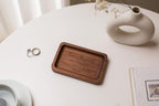 Custom 10th Year Custom Engraved Rec Tray - Custom Engraved Walnut Wooden Tray with Couple’s Names for Tenth Wedding Anniversary, Romantic Keepsake Gift for Him or Her