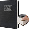 Real Paper Transfer Book Safe, Hollow with Secret Hidden Compartment, Combination Lock, 8.7"×6"×2" (Black Dictionary-Combination)