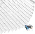 Yecaye 235in Wall Cord Hider for 2-3 Cords, On-Wall Cord Cover Channel, Long Cable Concealer, Cable Cover Cords Management for Home Office, W0.94in H0.47in, White