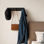 2 Pack Coat Rack Wall Mount-3 Coat Hooks, 16in Stainless Steel | for Bedroom Kitchen Hotel Office