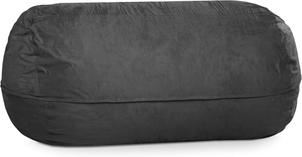 Jaxx 7 Foot Giant Bean Bag Sofa, Black