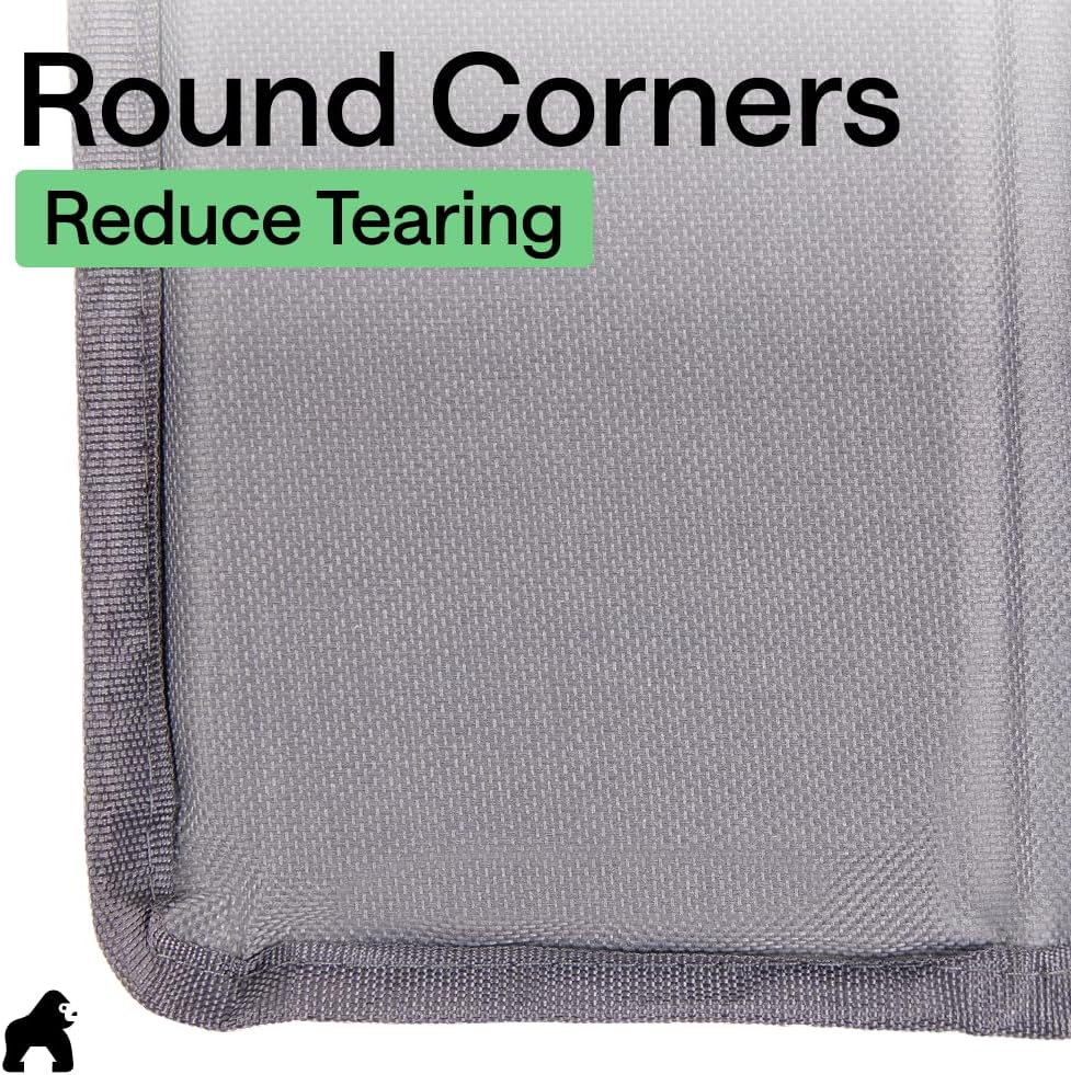 GORILLA GRIP Heavy Duty Couch Cushion Support Board to Fix Sagging Sofas, 24 x 54 Wide Loveseat Slip Resistant Thick Boards Add Strong Seat Supports, Replacement Stuffing Firmer Couches, Grey