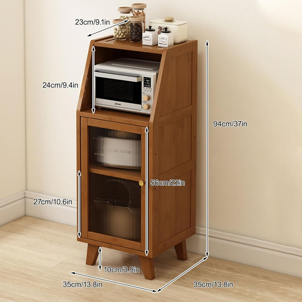 Kitchen Pantry Cabinet with Doors and Drawers, Farmhouse Wood Kitchen Pantry,...