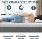 Japanese Floor Mattress, 100% High Density Comfortable Foam, 3.5" Thicken Grey Foldable Mattress Tatami Mat Sleeping Pad, Ideal for Comfort and Support, Kids Floor Lounger Pillow Bed Sofa (Queen）