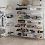 21" Deep x 72" Wide x 86" Height Wire Shelving Kit | 8-Tier | NSF Commercial Storage Rack Unit