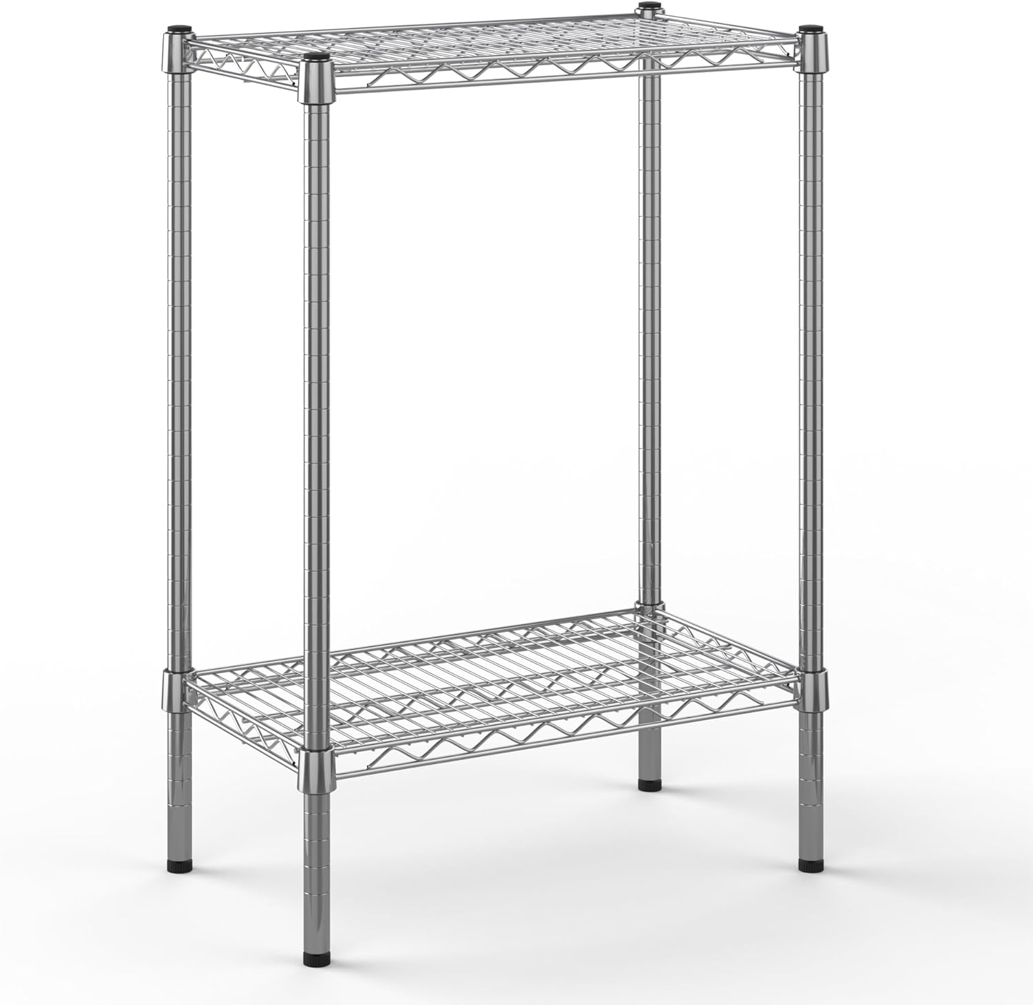 14" Deep x 24" Wide x 34" Height Wire Shelving Kit | 2-Tier | NSF Commercial Storage Rack Unit