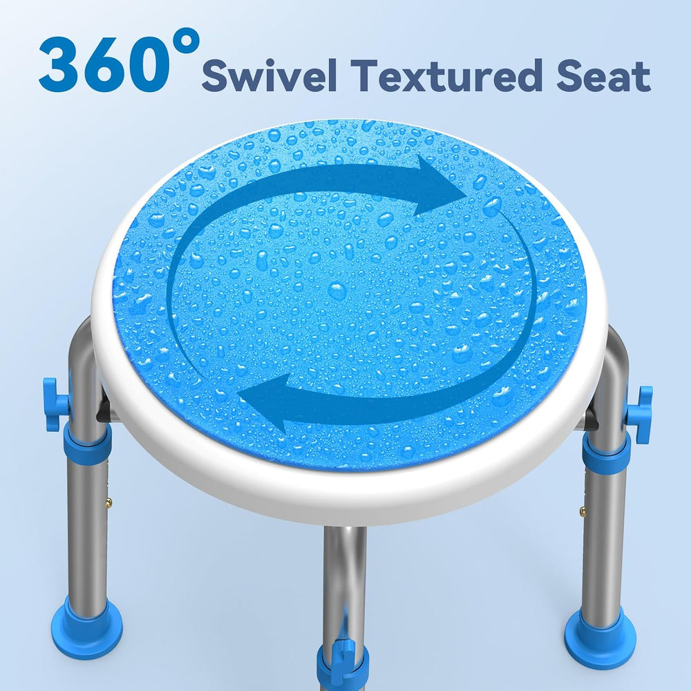 Loyoda Swivel Shower Chair for Inside Tub with Reinforced Crossing Bar