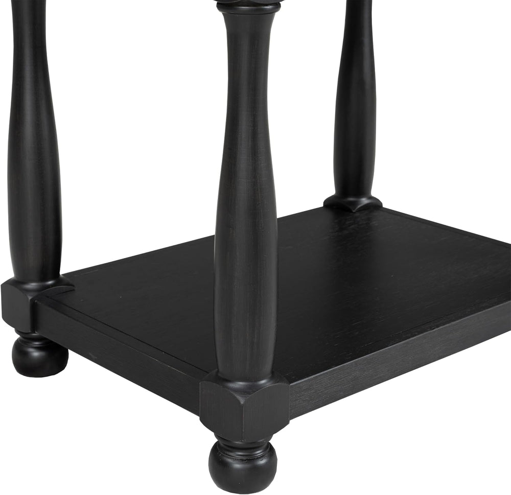 Furniture of America Narella Modern Farmhouse Solid Wood End Tables Set of 2,...