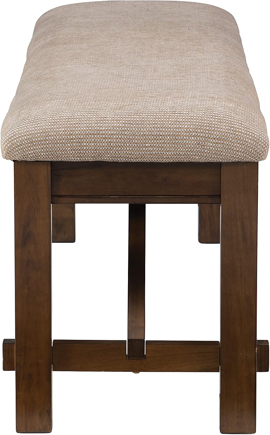 Powell Company Kraven Dining Bench, Hazelnut 60"L x 16"W x 20.25"H
