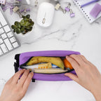 CERBONNY Small Cooler Bag Freezable Lunch for Work School Travel,Leak-proof Bag,Small Insulated For Kids/Adults,Freezer Bags,Freezable Snack Bag,Mini Fit Yogurt purple-1