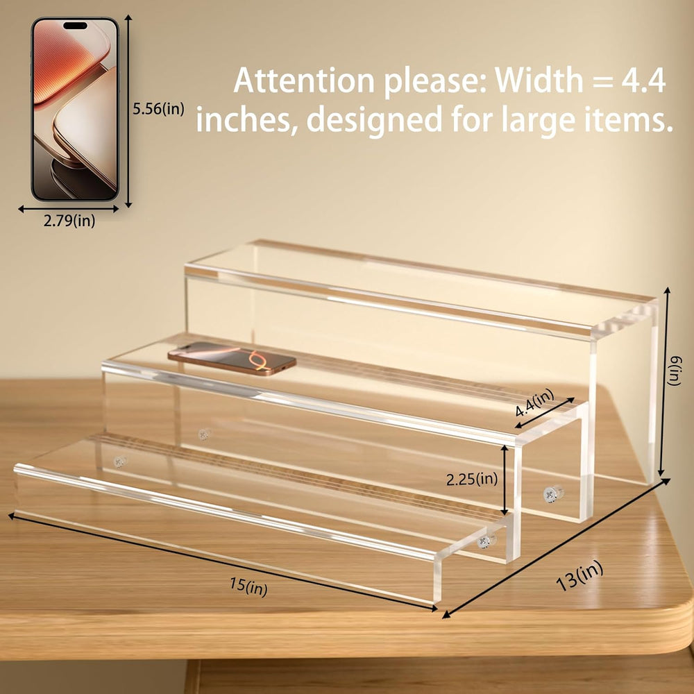 JUESHA 3 Tiers Bar Shelves for Liquor Bottles (Patent: D1076520S) | 15" ...