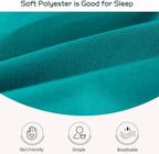 MAXYOYO Futon Mattress, Padded Japanese Floor Mattress Quilted Bed Mattress Topper, Extra Thick Folding Sleeping Pad Breathable Floor Lounger Guest Bed for Camping Couch, Turquoise, Full