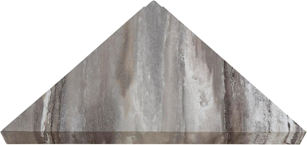 Palisade Vinyl Waterproof Corner Shower Shelf in Louvre Granite