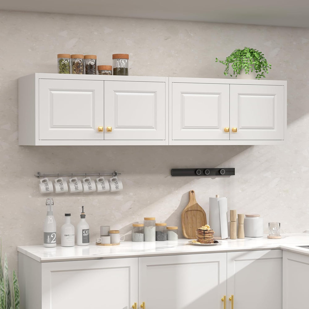 UNICOLY 15.74" H Wall Mounted Storage Cabinet, Kitchen Pantry Cabinet, S...