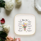 Ceramic Jewelry Ring Dish, Necklace Earrings Holders Tray Christian Gifts - Christian Bible Verse, Gifts for Mother's Day, Christmas, Thanksgiving, and Birthdays for women 4