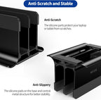BESIGN LS13 Vertical Laptop Stand Holder for Desk, 4 in 1 Desktop Stand Holder for Laptops, Tablets, Smart Phones
