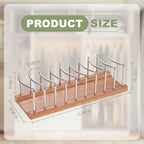 Hat Organizer for Baseball Caps - 14 Caps Organizer , Anti-Tip Stainless Steel Hat Rack & Display Stand, No Installation Required Hat Storage for Closet, Bedroom, Vanity (Stainless Steel，2 pack)