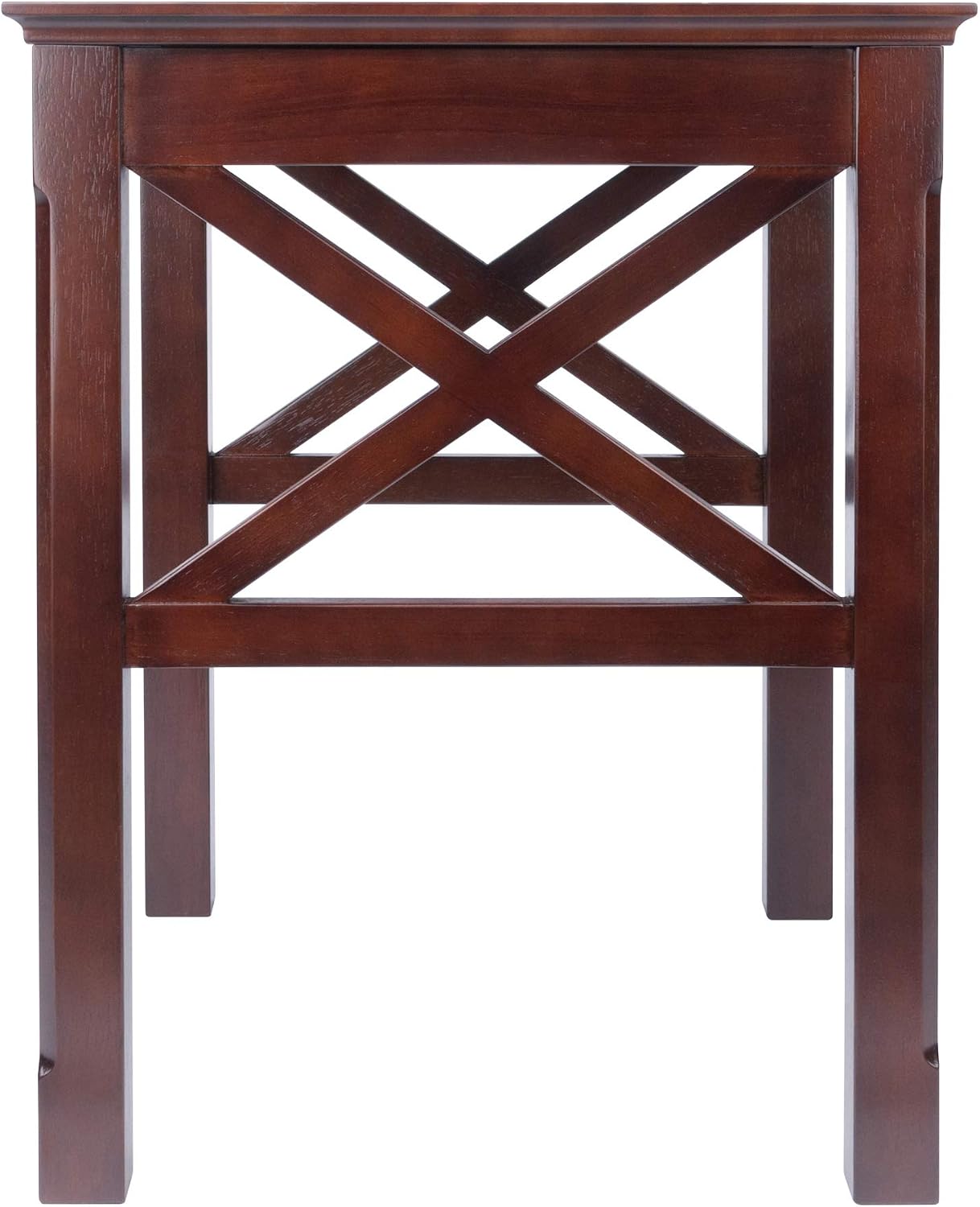 Winsome Xola Nesting Tables, Cappuccino | Small Square Coffee or End Table Set for Bedroom, Living Room, Den, Elegant Furniture for Any Home Decor