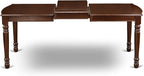 East West Furniture DODA5-MAH-W 5 Piece Dining Room Furniture Set Includes a Rectangle Wooden Table with Butterfly Leaf and 4 Kitchen Dining Chairs, 42x78 Inch, Mahogany