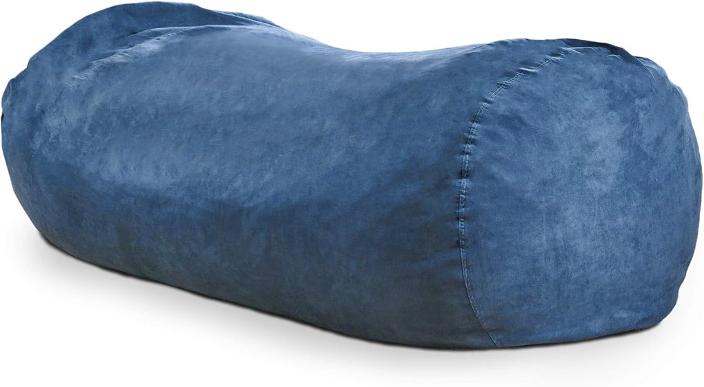 Christopher Knight Home David Midnight Blue Faux Suede 8 Foot Lounger Bean Bag