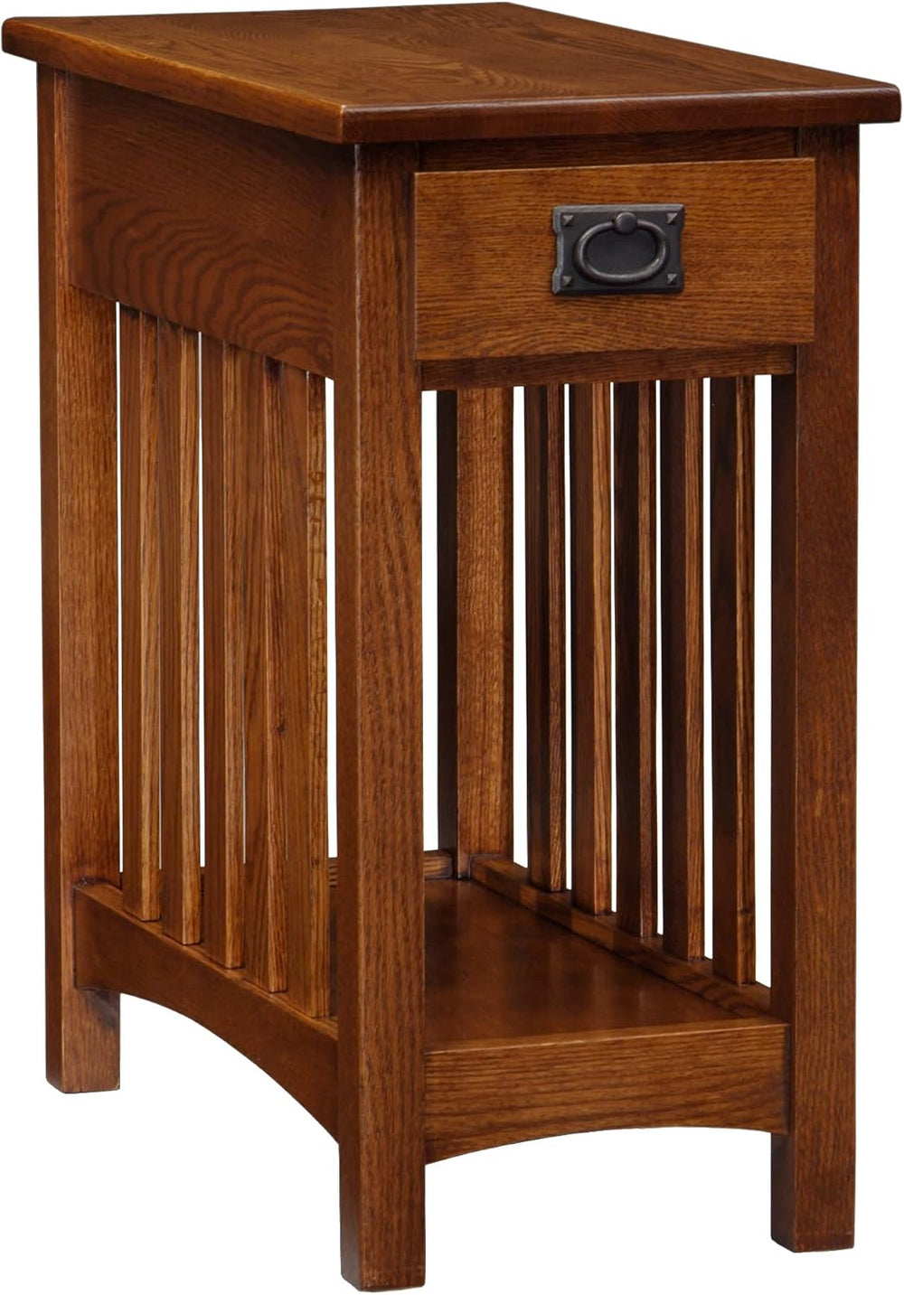 Leick Home Mission End Table, 12", Medium Oak
