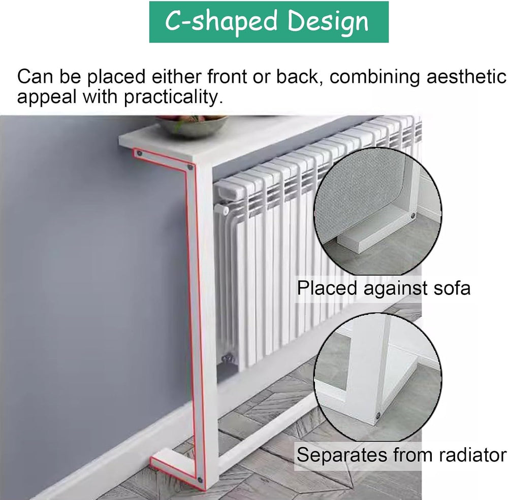Modern Narrow Hallway Accent Table, Behind Couch Slim Table for Dorm Room, Wo...