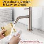Chintu Toothbrush and Toothpaste Holder with Divider for Bathroom Countertop Organizer, Detachable for Easy Clean,Kids Electric Toothbrush Holders Storage Caddy for Family (Gold)