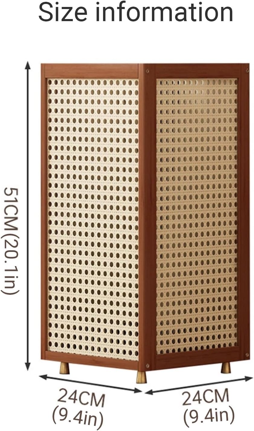 Large Capacity Bamboo and rattan weaving Umbrella Holder Commercial Umbrella Stand Racks with Removable Drip Tray for Home Corridor Entrance(Brown)