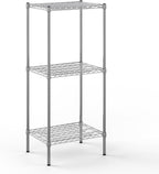 18" Deep x 24" Wide x 54" Height Wire Shelving Kit | 3-Tier | NSF Commercial Storage Rack Unit