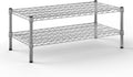 18" Deep x 36" Wide x 14" Height Wire Shelving Kit | 2-Tier | NSF Commercial Storage Rack Unit
