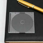 COLLBATH 10pcs Mini CD Jewel Case - Empty 8 cm/ 3 Inch Music CD Cases - Small Clear Disc Storage Box - Replacement Protective Organizer for Single Album