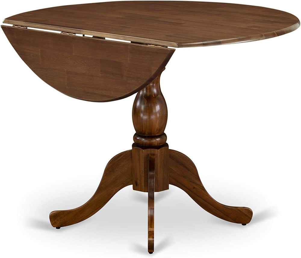 East West Furniture DMT-AWA-TP Dublin Kitchen Dining Table - a Round Wooden T...