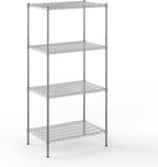 24" Deep x 36" Wide x 74" Height Wire Shelving Kit | 4-Tier | NSF Commercial Storage Rack Unit