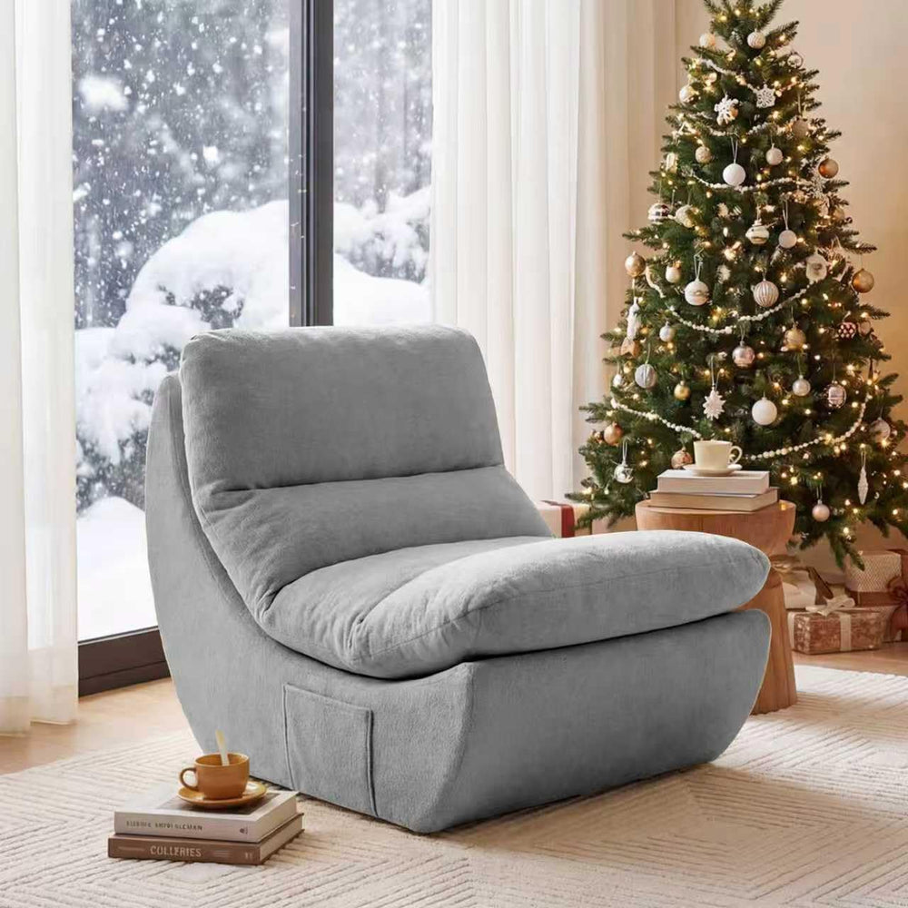 Comfy Reading Chair for Adults, Modular Sectional Sofa Bean Bag Chair, Cloud ...