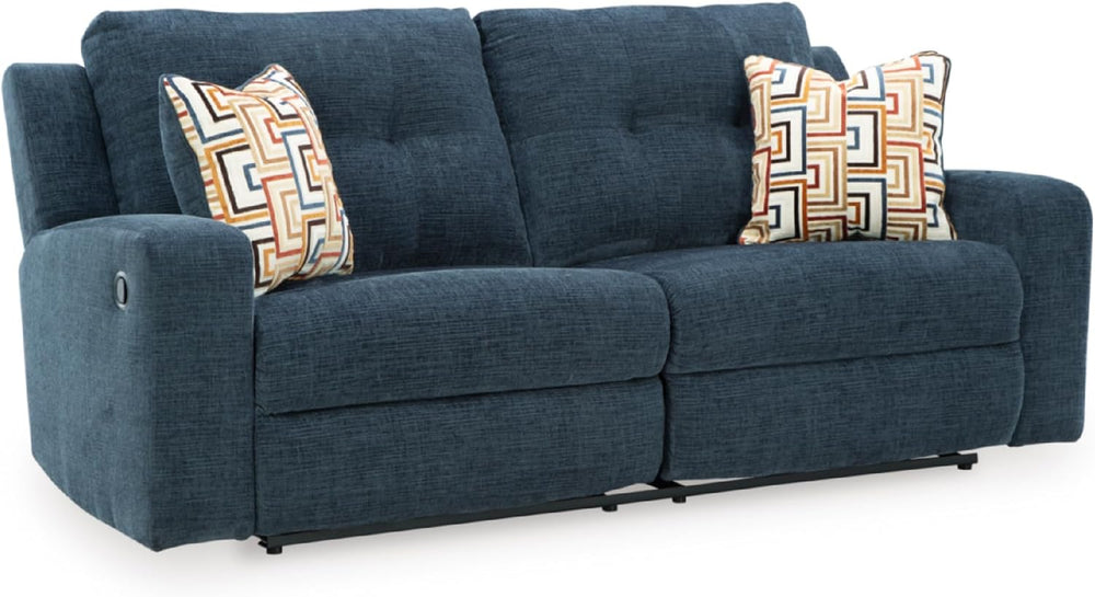 Signature Design by Ashley Danum Modern Manual Pull Tab Reclining Sofa with T...