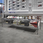21" Deep x 60" Wide x 14" Height Wire Shelving Kit | 2-Tier | NSF Commercial Storage Rack Unit